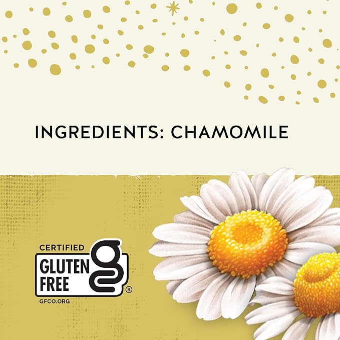 Celestial Seasonings Herbal Tea, Chamomile, Caffeine Free, 40 Tea Bags (Pack of 6)