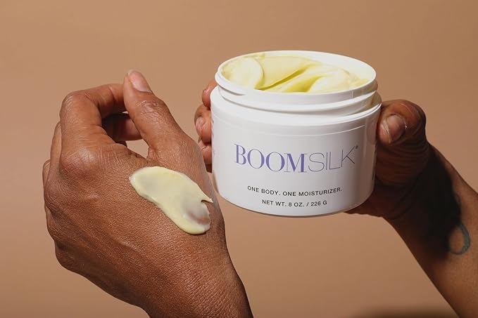 Boomsilk ® Face Moisturizer Cream, Rejuvenating Face Lotion & Facial Moisturizer for Mature Skin with Olive Oil, Beeswax & Honey, Hydrating Body Lotion for Women, Boom Beauty by Cindy Joseph, 4 oz