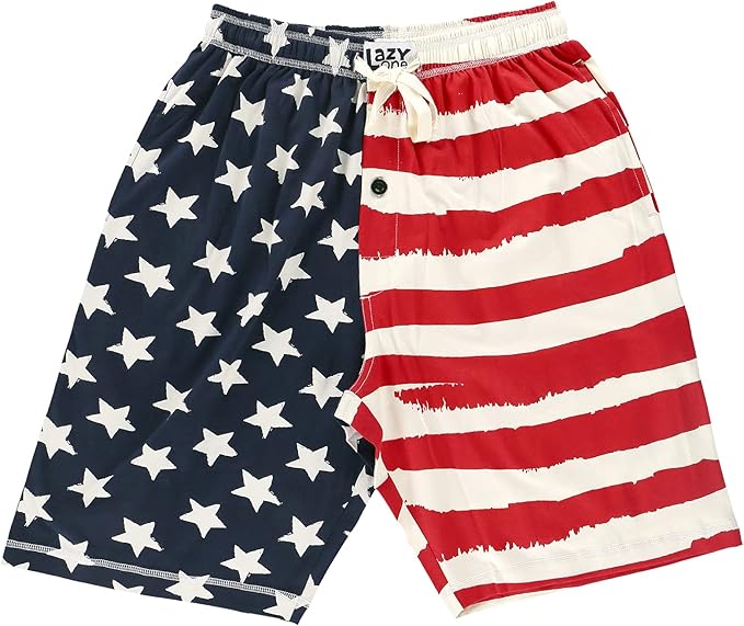 Lazy One Pajama Shorts for Men, Men's Pajama Bottoms, Sleepwear