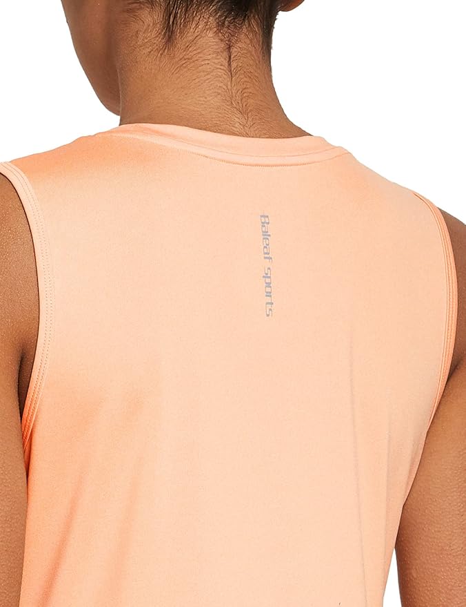 baleaf Workout Tank Tops for Women Sleeveless Running Athletic Loose Fit Yoga Tops Active Shirts Sports Gym Exercise