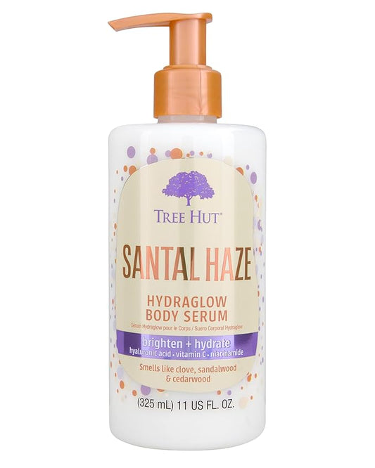 Tree Hut Santal Haze Hydraglow Body Serum, 11 OZ.