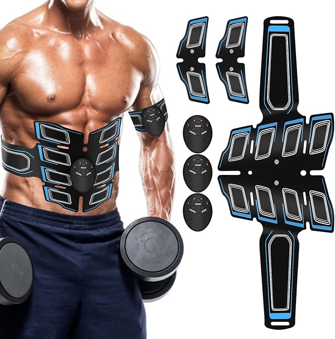 Fitness Belt Abs Stimulator Muscle Training Fitness Workout Equipment Ab Core Toner Belt for Abdominal/Arm/Leg for Home Use