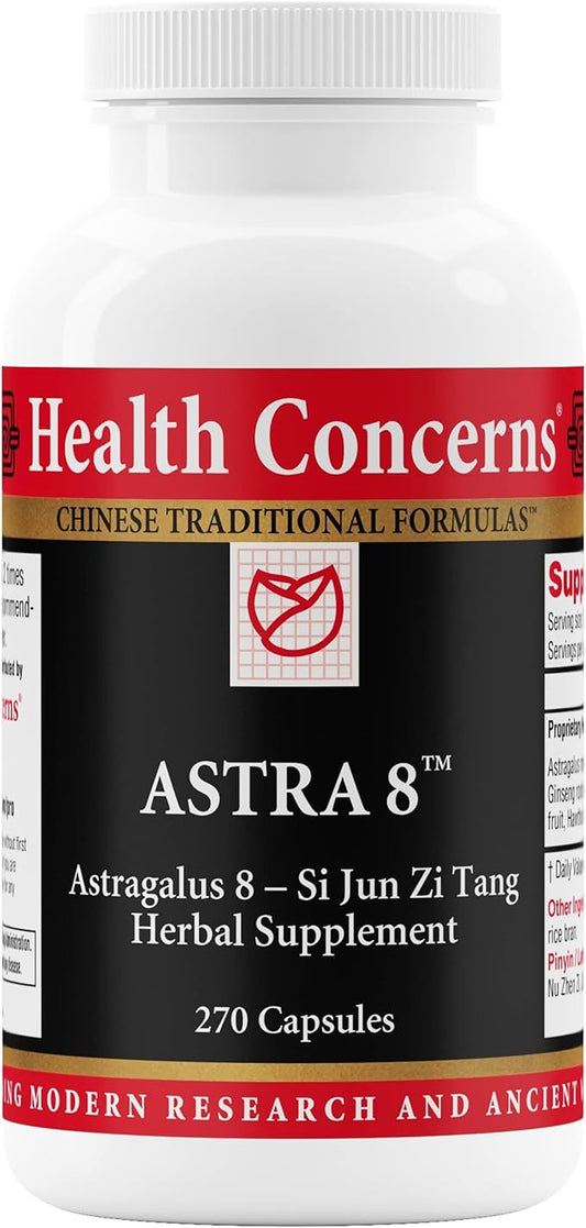 Health Concerns Astra 8 – Immune System Support & Fatigue Help – Energy Boost Supplement – Adaptogenic Herbal Blend with Astragalus & Ginseng – Chinese Herbal Supplements – 270 Capsules