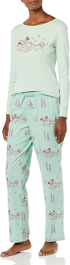 Amazon Essentials Disney | Marvel | Star Wars Women's Flannel Pajama Sleep Sets