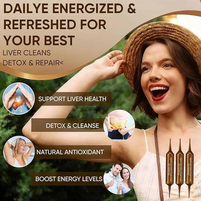 BiocolLabs Liver Detox - Something for a Month Health Liquid with Artichoke, Chicory, Choline, Rosemary for Liver Support & Health, Bloating Relief, Vegan, Non-GMO, 7 Ampoules 1 Box