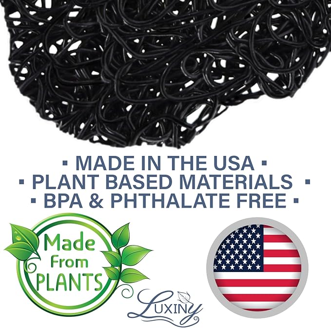 Soap Savers for Bar Soap/ShampooConditioner Bars, Made in USA by Luxiny | Lifts Bars in Soap Dishes & Shower Soap Holders | Handmade Soap Lasts Longer | Bars Dry Between uses (Black Bear)