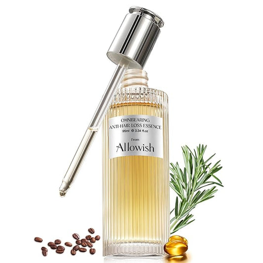 Hair Growth Serum 95 ml - Rosemary Hair Thickening Serum with Biotin, Caffeine for Hair Thinning & Shedding – Promotes Healthy Scalp, Fuller, Nourish, Strengthens Roots