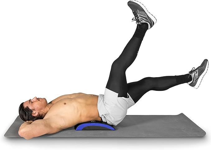 ProsourceFit Abdominal AB Mat 15" x 12" High Density Core Trainer, Black/Yellow