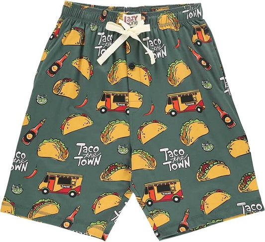 Lazy One Pajama Shorts for Men, Men's Pajama Bottoms, Sleepwear