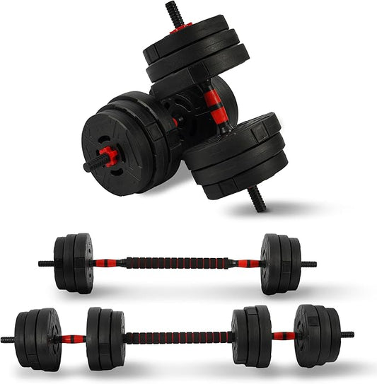 Multi-Functional Portable Changeable Dumbbell and Barbell Kettlebell Set with Adjustable Weights, 40LBS or 60LBS Sets, 2-in-1 or 4-in1, Multiple Styles