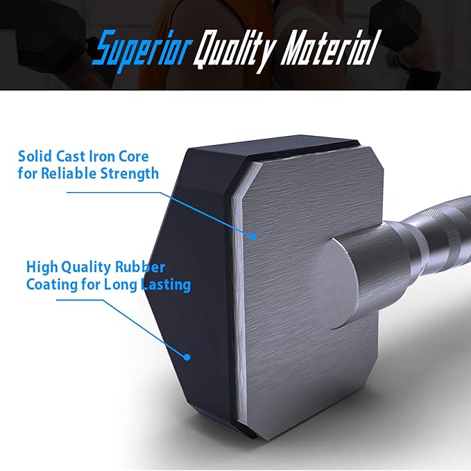 Balelinko Home Gym Equipment Workouts Strength Training Weight Loss Pilates Weights Yoga Sets Weights for Women, Men, Seniors and Youth