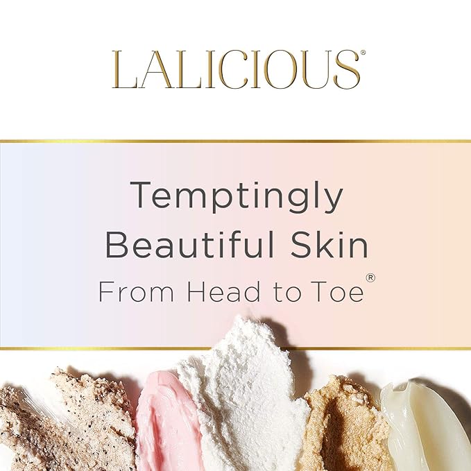 LALICIOUS Brown Sugar Vanilla Sugar Scrub, Exfoliating Body Scrub, Moisturizing Extraordinary Whipped Body Exfoliator, Gentle Exfoliating Body Scrubber Exfoliator for Radiant Skin, No Parabens - 16oz