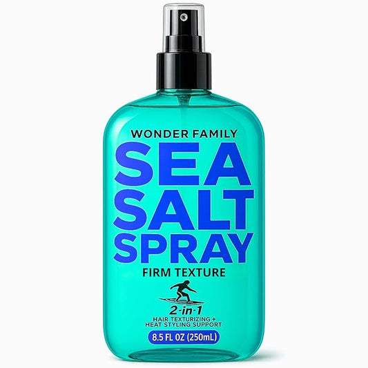 Sea Salt Spray for Men & Women – Texture for Beach Waves, Hair Volumizer, Strong Hold Hairspray, Travel Size Curl, Texturizing Finishing Spray, Extra Hold Hair Styling Mist