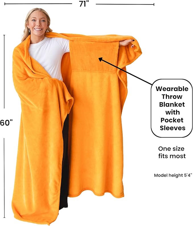 Wearable Blankets for Women, Adult Wearable Blanket Men, Top Christmas Gifts for Women, Wife Birthday Gift Ideas