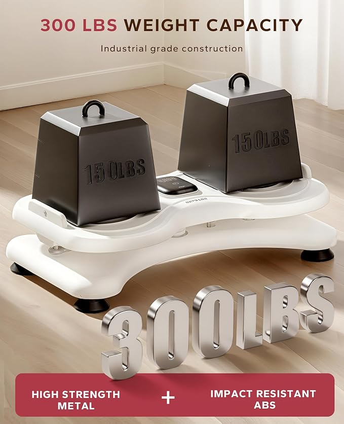 HAPBEAR Waist Twister Machine with LCD Display, 330LBS Capacity - Noiseless Ab Workout Board for Core Exercise & Slim Waist - Anti-Slip Home Gym Fitness Equipment