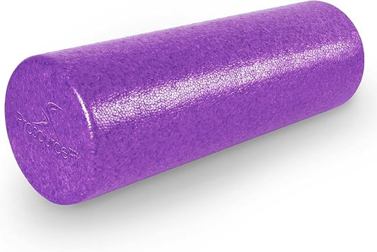 ProsourceFit High Density Foam Rollers 12 - inches Long, Firm Full Body Athletic Massage Tool for Back Stretching, Yoga, Pilates, Post Workout Muscle Recuperation