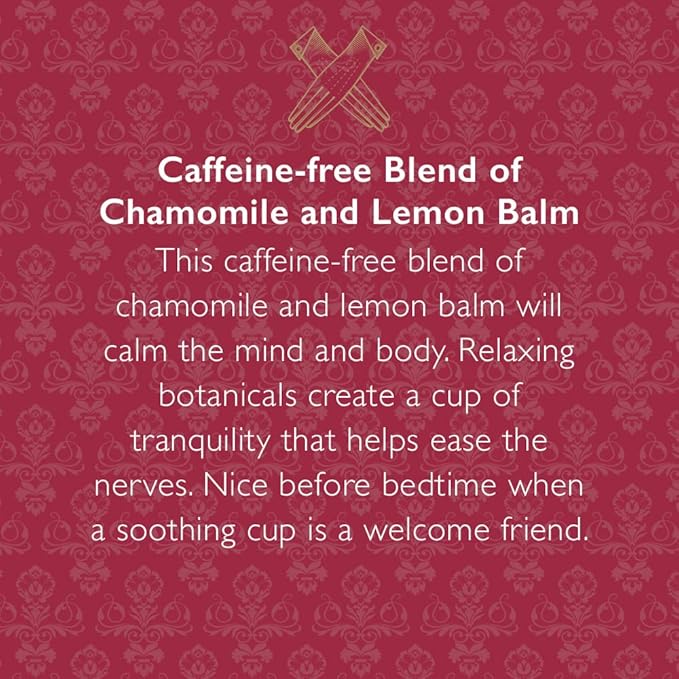 The Republic of Tea Downton Abbey Lady Cora's Evening Herbal Tea, 36 Tea Bags, Gourmet Chamomile Tea