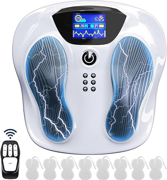 Creliver Foot Nerve Stimulator Pro+, EMS Foot Massager for Neuropathy Pain Relief for Feet, Leg Massager forCirculation, TENS Unit Muscle Stimulator, Gifts for Women Men