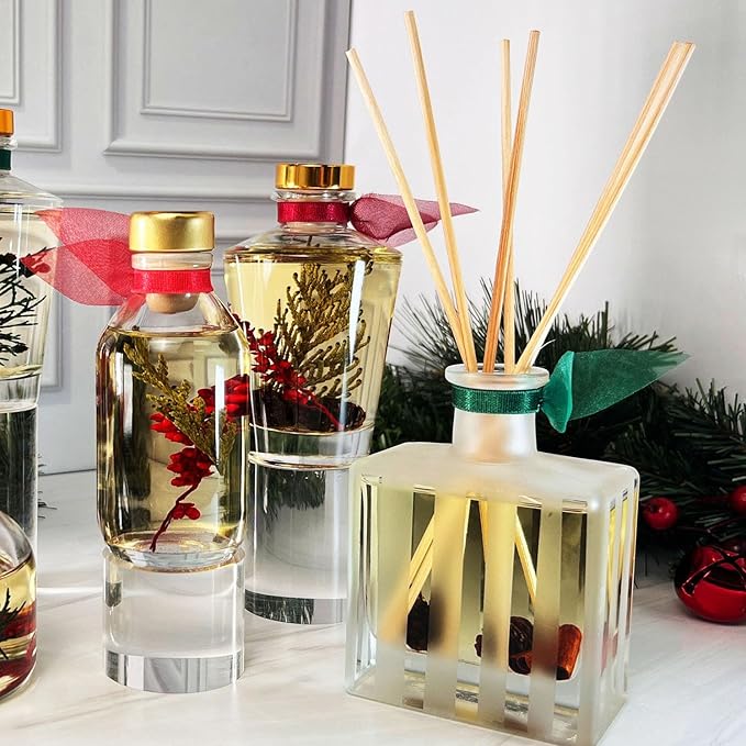 LOVSPA Reed Diffuser Set, Sleep Lavender Vanilla Scented Oil Diffuser with Sticks, Home Fragrance Accessories for Bathroom Shelf Decor, Aroma Diffusers for Home or Office Desk, USA Made