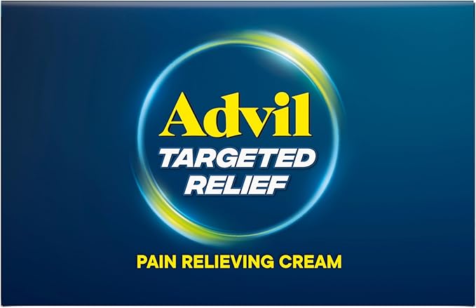 Advil Targeted Relief Pain Relieving Cream, Up to 8 Hours of Powerful Relief of Minor Arthritis Pain, Joint Pain, Lower Back Pain and Muscle Pain - 2.3 oz