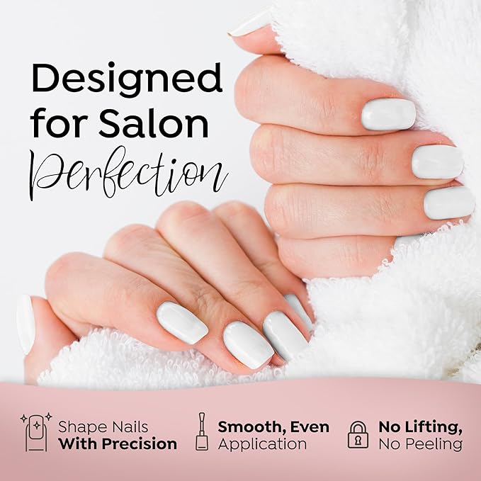 Tones Pro Acrylic Nail Cover Powder, Glass (Clear), (3.5 Fl Oz) - Bubble Free Long-Lasting & Non-Yellowing Polymer Acrylic Nail Powder for Salon & Home Quality Nail Carving Extensions & 3D Art