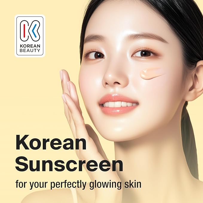 Day Shield Perfect Sunscreen SPF 50 - Effortless Tinted Sunscreen with Zinc Oxide, Sheer Moisturizer for face, Quick Absorption, Broad Spectrum, All Skin Types, Korean Skincare, 1.69 floz