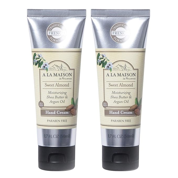 A LA MAISON Hand Cream, Sweet Almond, 1.7 Fluid Ounce, 2 Pack