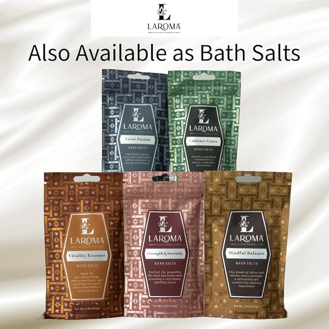 Laroma Shower Steamers, Hand-Crafted in The USA, Strength & Serenity, 6 Steamers