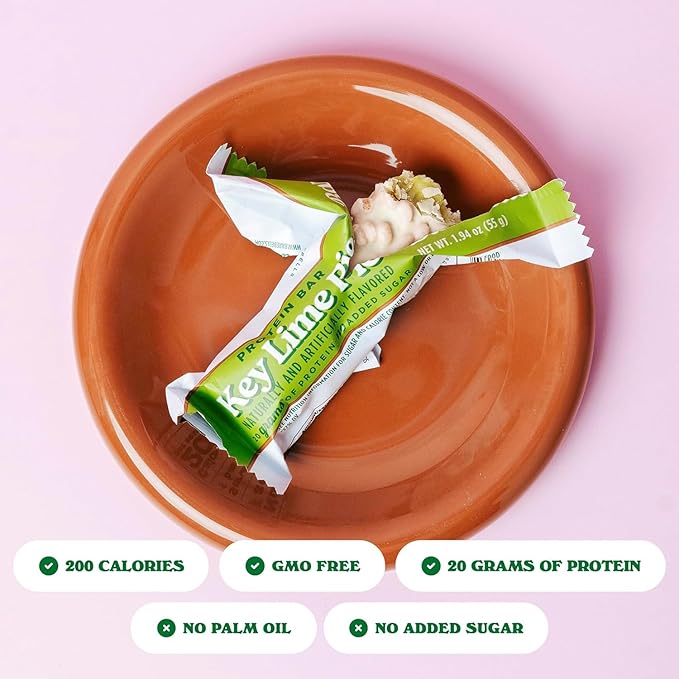 Barebells Protein Bars - Protein Snacks with High Protein (12 Count (Pack of 2), Key Lime)