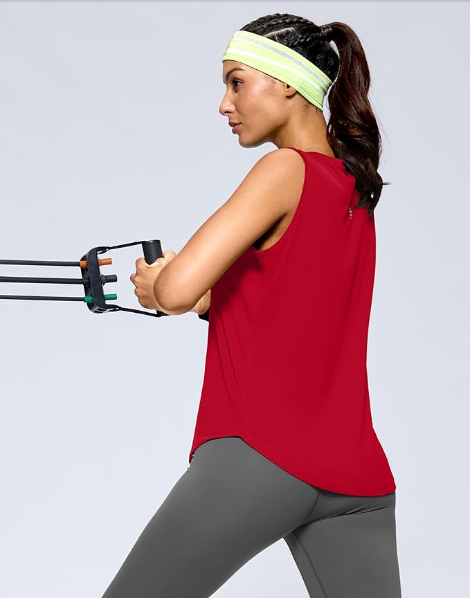 G Gradual Women's Workout Tank Tops Lightweight Sleeveless High Neck Athletic Shirts for Running Gym Tennis Pickleball