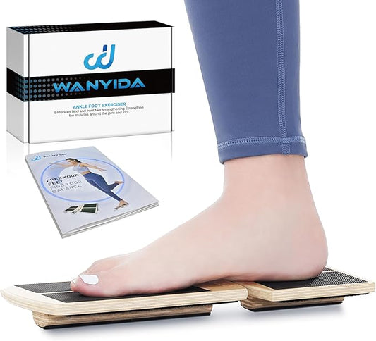 Ankle Foot Strengthener Exerciser for Sprained, Single Leg Balance Board, Posture Corrector, Foot Stretcher for Plantar Fasciitis Relief