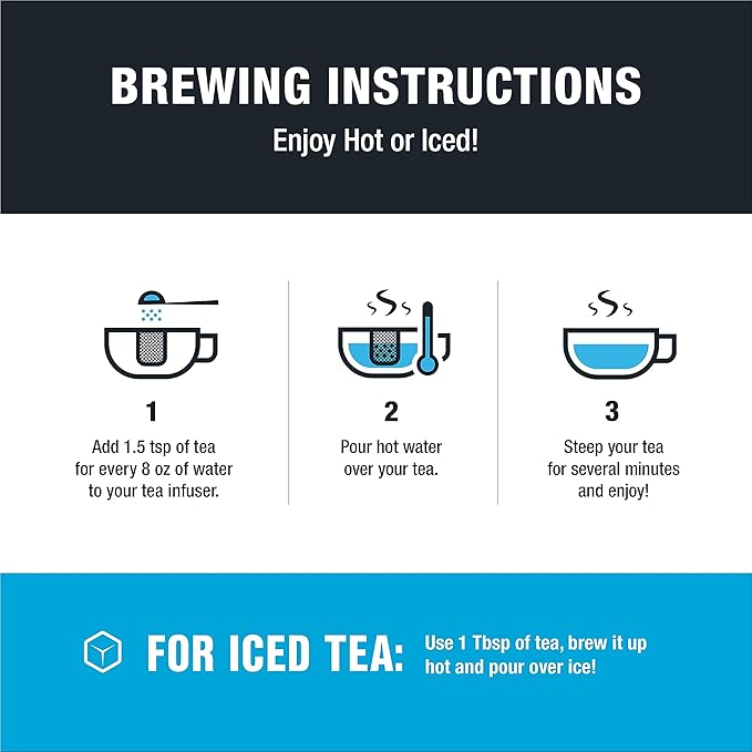 Tiesta Tea - Orange Tango, Loose Leaf, Orange Hibiscus Herbal Tea, Premium Non-Caffeinated Fruit Blend, Makes Hot or Iced & Up to 25 Cups, 2oz Resealable Pouch