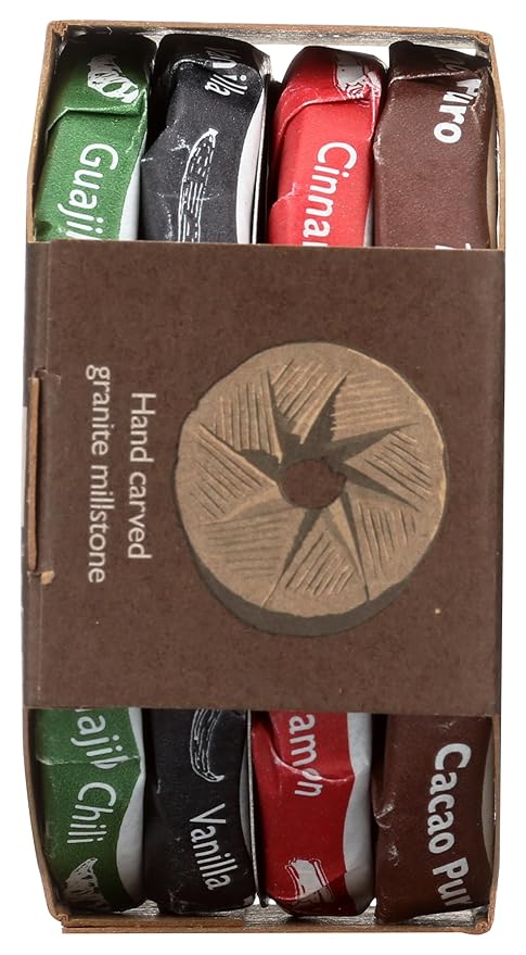 Taza Chocolate Organic Mexicano Disc Stone Ground, Oaxacan Variety Pack, 1.35 Ounce (4 Count), Vegan