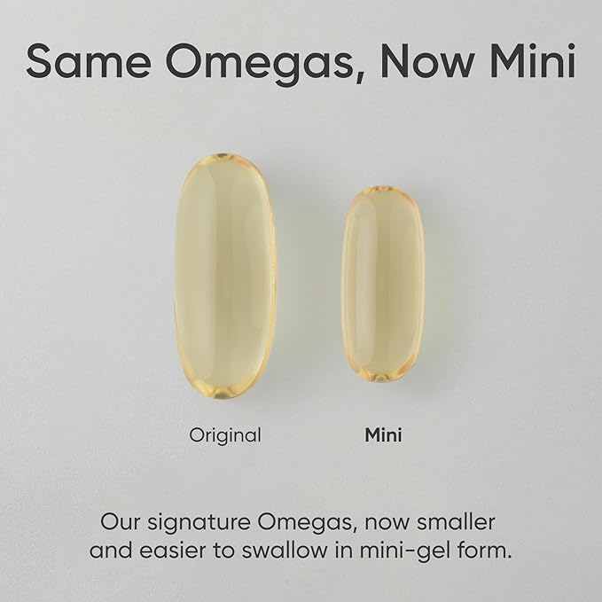 Sports Research® Omega-3 Fish Oil Mini Gels - Sourced from Wild Alaska Pollock w/Omega-3 EPA & DHA - Burpless, Bovine Free, Non-GMO, & MSC Certified Sustainable - 240 Count