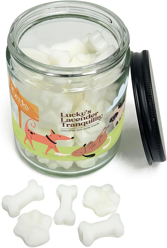 9oz Pet Odor Eliminator Wax Melts, Long-Lasting Lavender Scented, Non Toxic, Pets Odor Eliminating Wax Cubes, Natural Plant-Based Wax Blend