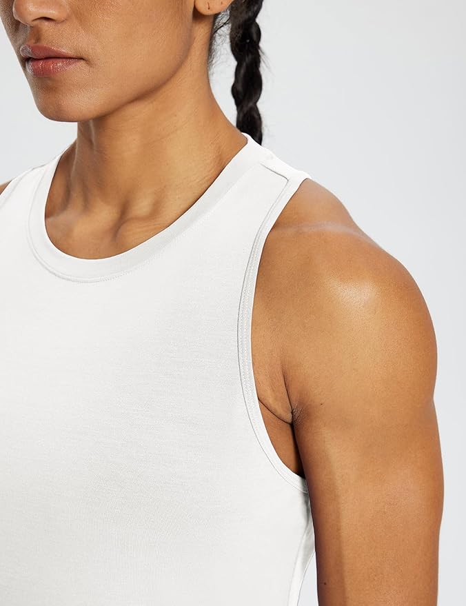 baleaf Workout Tank Tops for Women Sleeveless Running Athletic Loose Fit Yoga Tops Active Shirts Sports Gym Exercise