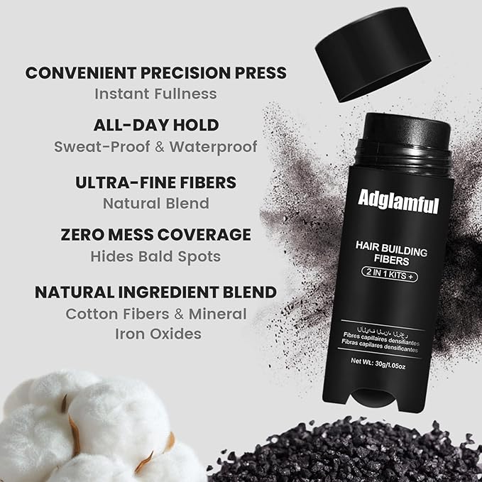 Hair Fibers Spray, Hair Building Fibers with Silicone Pump, Instant Scalp Concealer for Men & Women, Long-lasting and Sweat-proof, 1.05 oz, Dark Brown