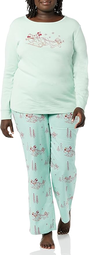 Amazon Essentials Disney | Marvel | Star Wars Women's Flannel Pajama Sleep Sets