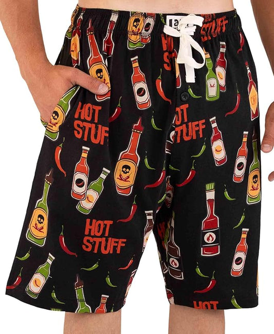 Lazy One Pajama Shorts for Men, Men's Pajama Bottoms, Sleepwear