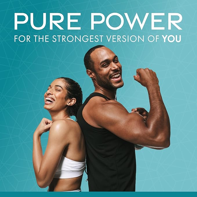 Dr. Mercola Pure Power Creatine Monohydrate - Supports Strength & Performance - Unflavored - NSF Certified - Quick-Dissolving Powder - 17.60 oz - 100 Servings