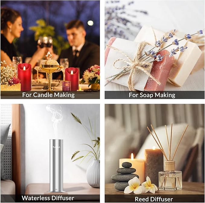 Hotel Luxury Essential Oil Set 3x20mL– Scent Aromatherapy Oils for Diffusers – My Way, Cinnamon pple, Clove Cedar Scents – Waterless Idea for Home, Car, Hotel & Office – Long Lasting Fragrance