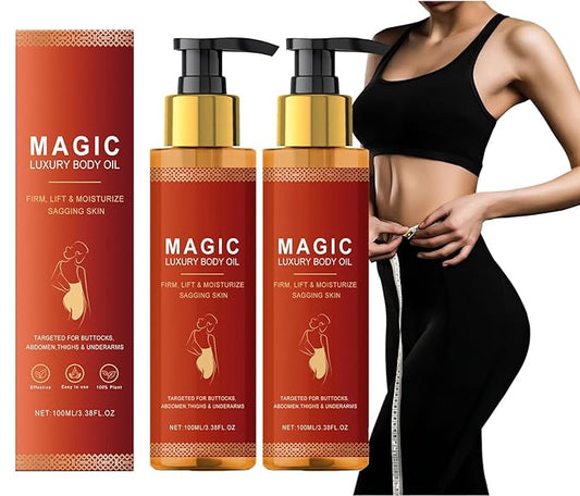 Magic Body Firming Oil, Deep Hydration & Anti-Wrinkle, Boosts Skin Elasticity, Lightweight Fast-Absorbing, Non-Greasy Formula for Glowing Skin – All Skin Types (2)