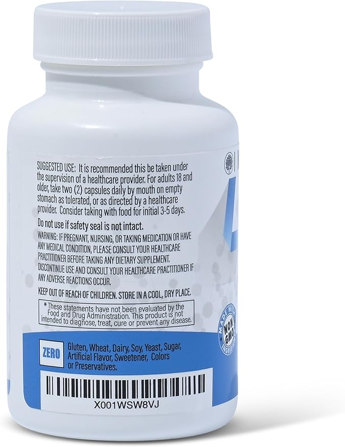 IMMUNOVITES Stabilized R-Alpha Lipoic Acid ((True)) 600mg per Serving [[High Potency & up to 40x Increased Absorption]] (Na R-ALA) (Na R-LA) (Na R-Lipoate) (1 Bottle)