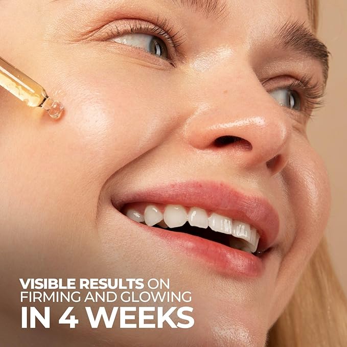 Vitamin C Serum For Face With Hyaluronic Acid, Vitamin E & Ferulic Acid - Brightening & Anti-Aging Formula for Glowing Skin - Hydrates, Evens Tone & Reduces Fine Lines - 60ml