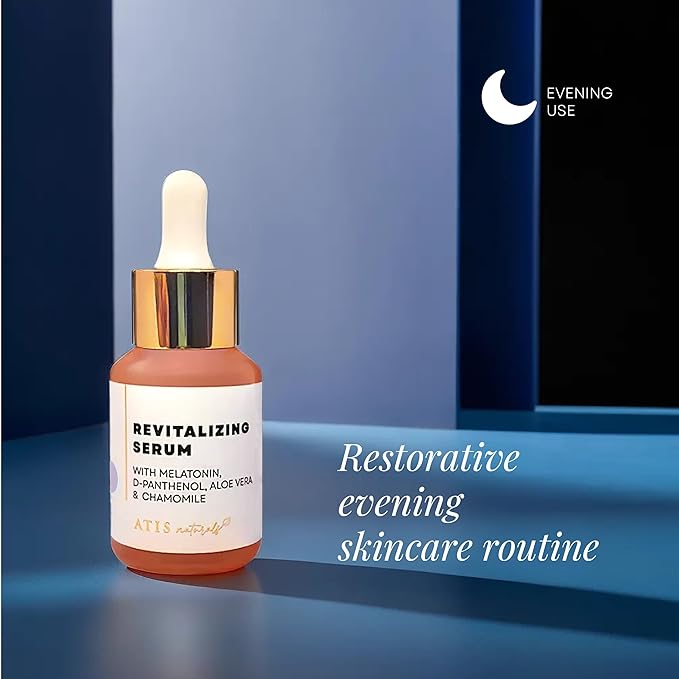 Revitalizing Face Serum - Restoring Facial Serum - Melatonin & D-Panthenol Serum for Face - Overnight Restore & Repair 1 Fl Oz