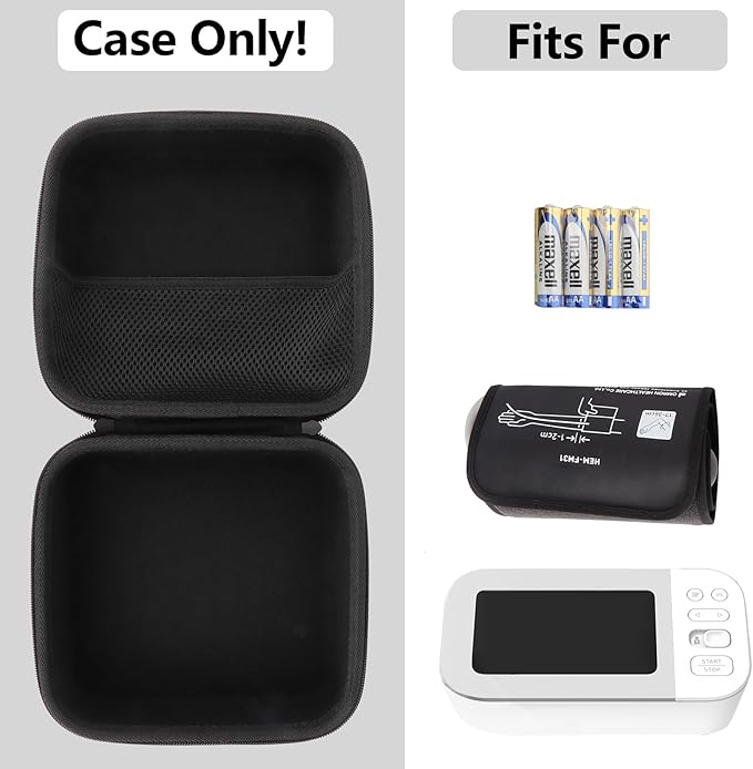 Hard Case Replacement for OMRON Platinum BP5450 Gold BP5350 7 Series BP7350 10 Series BP7450 Upper Arm Blood Pressure Monitor