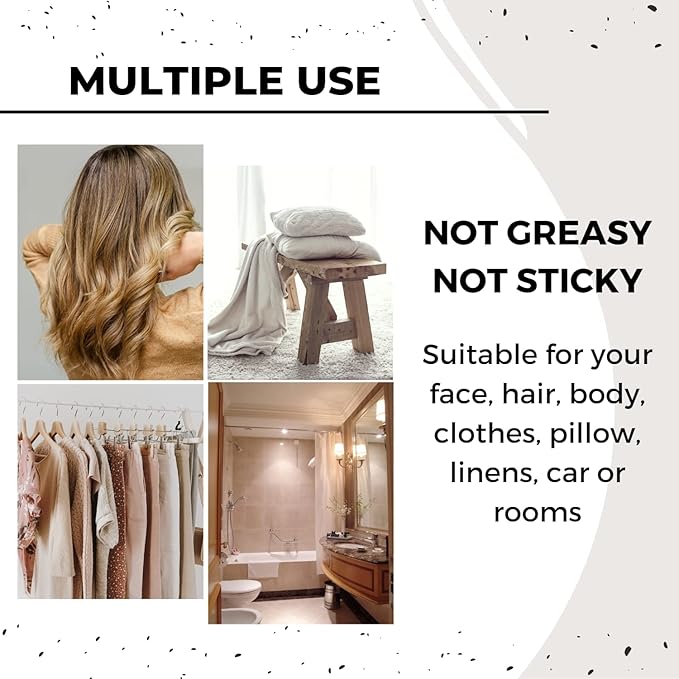 Benatu Citrus Vanilla Essential Oil Blend Spray for Body and Hair, Multi-Use Natural Uplift Scent Aromatherapy Room Linen Mist for Bedding, Pillow, Fabric, Car 4 fl oz