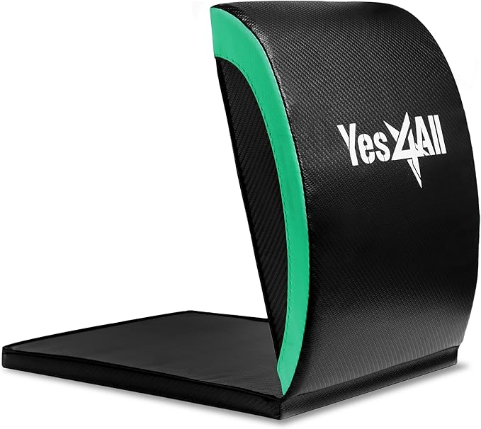 Yes4All Ab Exercise Mat Tailbone & No Tailbone, Foldable Abdominal Sit Up Support Pad, Abs Workout Equipment for Core Training and Lower Back