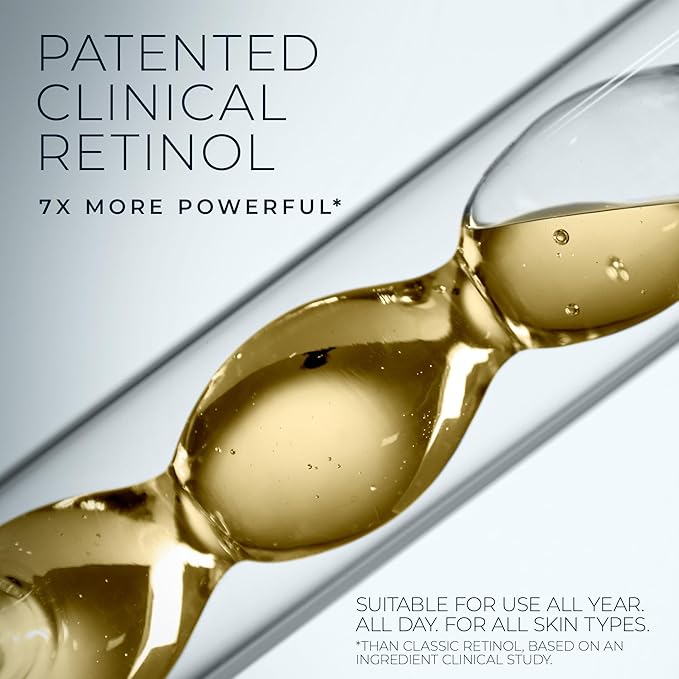 RoC Retinol Correxion Deep Wrinkle Retinol Face Serum with Ascorbic Acid, Anti-Aging Treatment for Fine Lines, Dark Spots, Post Acne Scars, 1 Oz (Packaging May Vary)