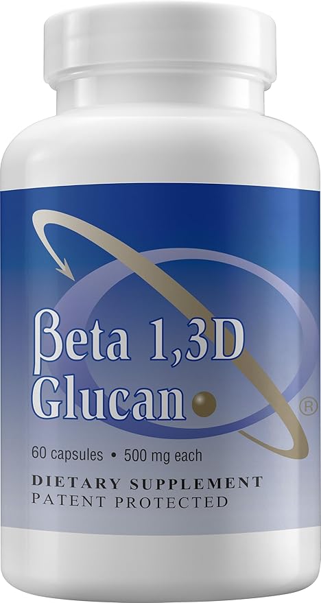 Transfer Point Immune Support Supplement Highly Purified Beta Glucan 500 mg per Capsule (Pack of 1 - b-glucan Fiber)
